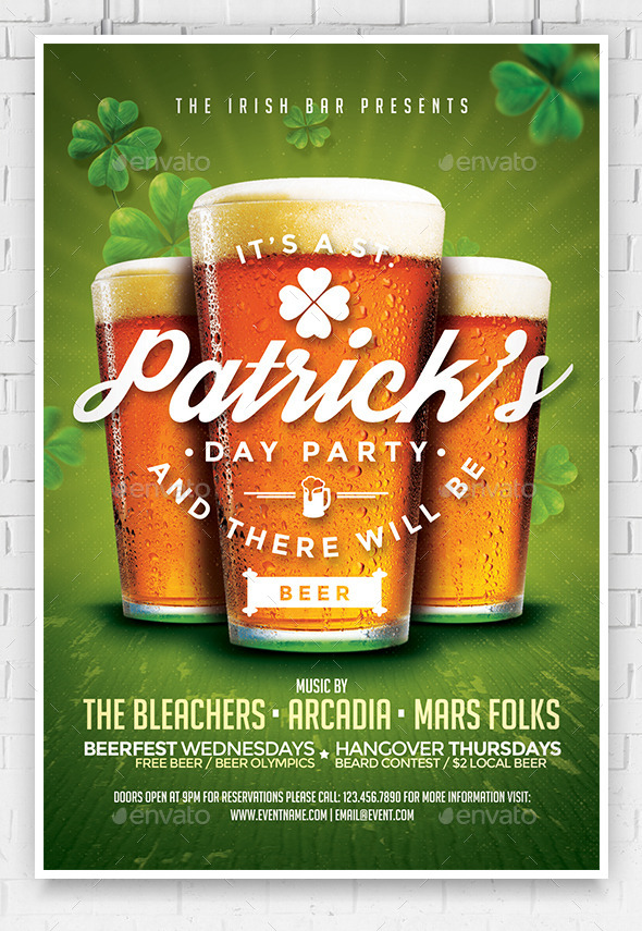 GraphicRiver St Patrick s Day Flyer Template 10507252 GraphicRiver St Patrick s Day Flyer Template 10507252