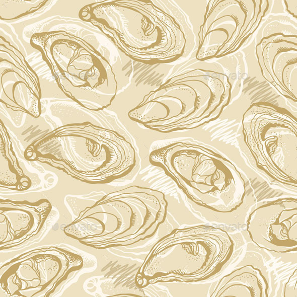 GraphicRiver Oysters Pattern 10508488 GraphicRiver Oysters Pattern 10508488