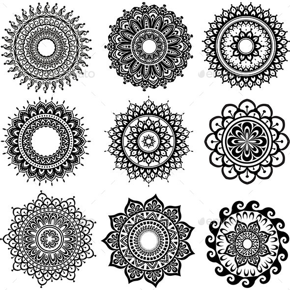 GraphicRiver Round Ornament Pattern 10509072 GraphicRiver Round Ornament Pattern 10509072