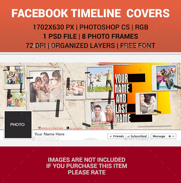 GraphicRiver Polaroid Facebook Timeline Cover v23 10509206 GraphicRiver Polaroid Facebook Timeline Cover v23 10509206