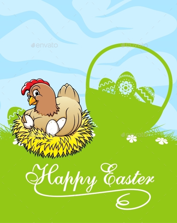 GraphicRiver Happy Easter Card 10509883 GraphicRiver Happy Easter Card 10509883