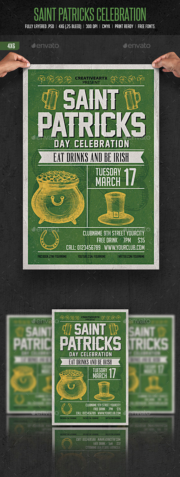 GraphicRiver St Patrick s Day Celebration 10510152 GraphicRiver St Patrick s Day Celebration 10510152