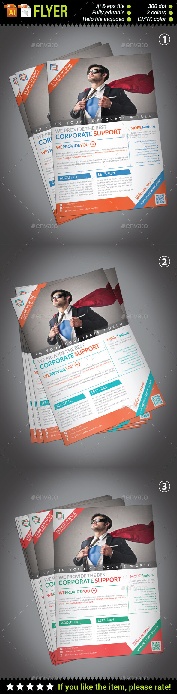 GraphicRiver Corporate Flyer Template 10510244 GraphicRiver Corporate Flyer Template 10510244