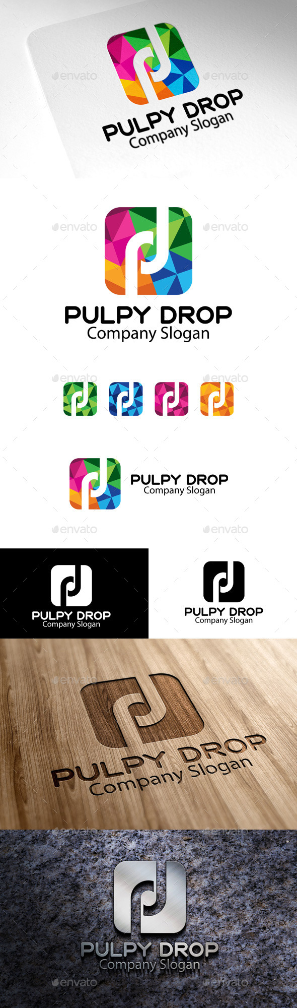 GraphicRiver Pulpy Drop P & B Letter 10510423 GraphicRiver Pulpy Drop P & B Letter 10510423