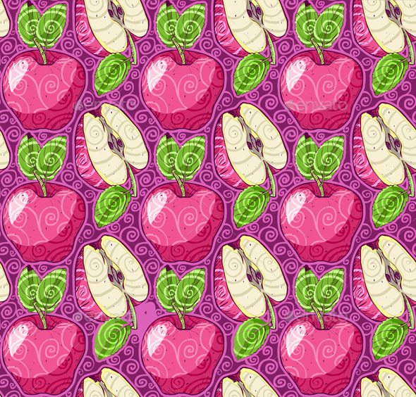 GraphicRiver Texture Pattern with Apples 10511650 GraphicRiver Texture Pattern with Apples 10511650