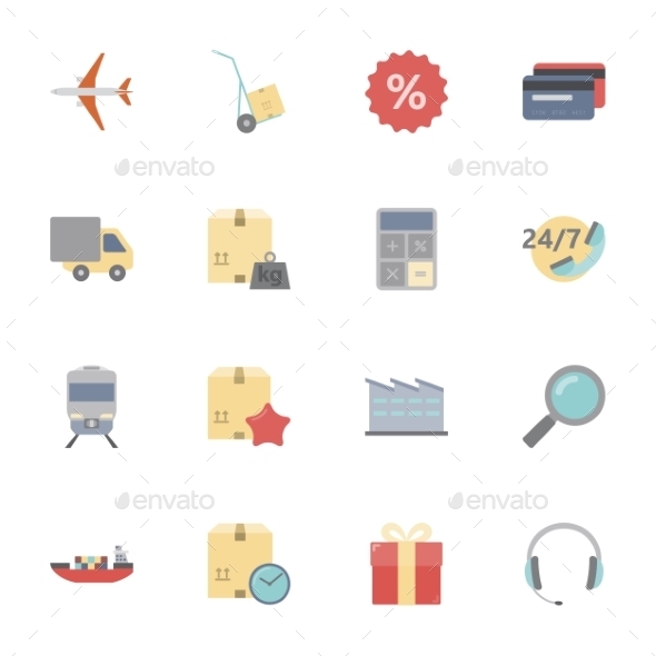 GraphicRiver Logistics Icons 10512033 GraphicRiver Logistics Icons 10512033