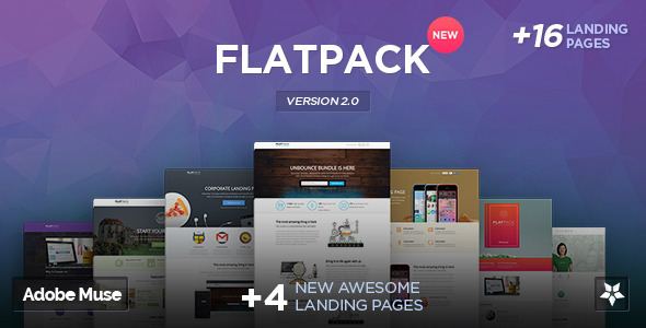 FLATPACK - Multipurpose Muse Template Pack
