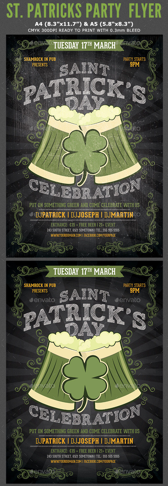 St. Patricks Flyer Template