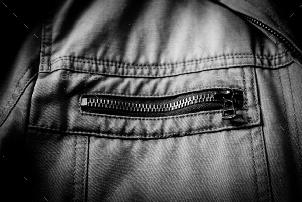 Jacket Zipper Pull Detail