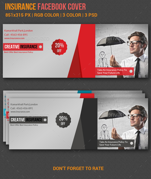 GraphicRiver Insurance Facebook Cover 10515683 GraphicRiver Insurance Facebook Cover 10515683