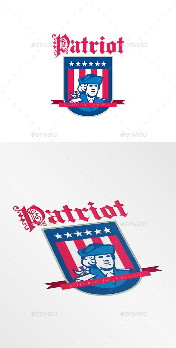 GraphicRiver Patriot Bar and Brewery Logo 10516852 GraphicRiver Patriot Bar and Brewery Logo 10516852