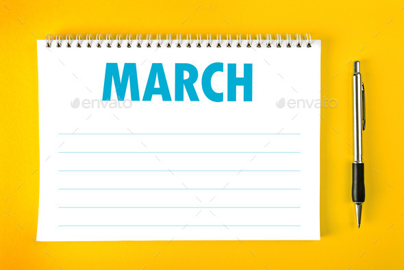 March Calendar Blank Page