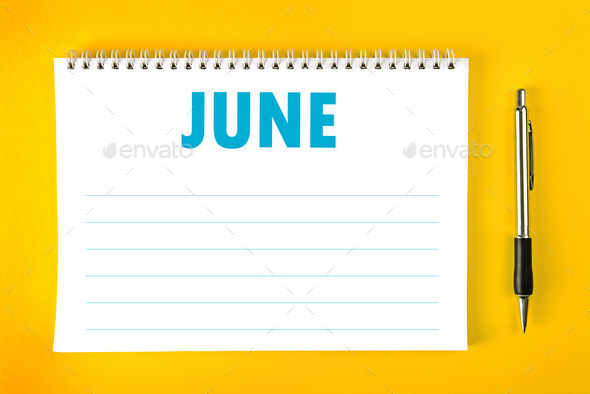 June Calendar Blank Page