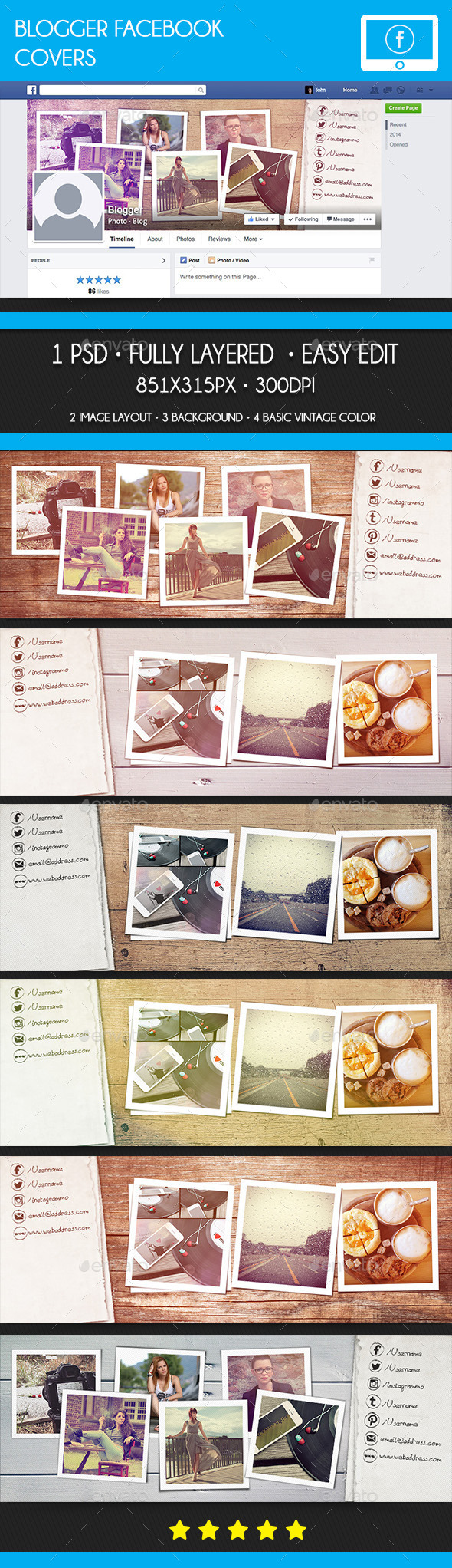 GraphicRiver Blogger Facebook Covers 10518081 GraphicRiver Blogger Facebook Covers 10518081