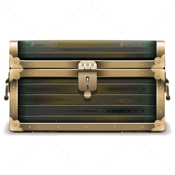 GraphicRiver Wooden Chest 10519027 GraphicRiver Wooden Chest 10519027