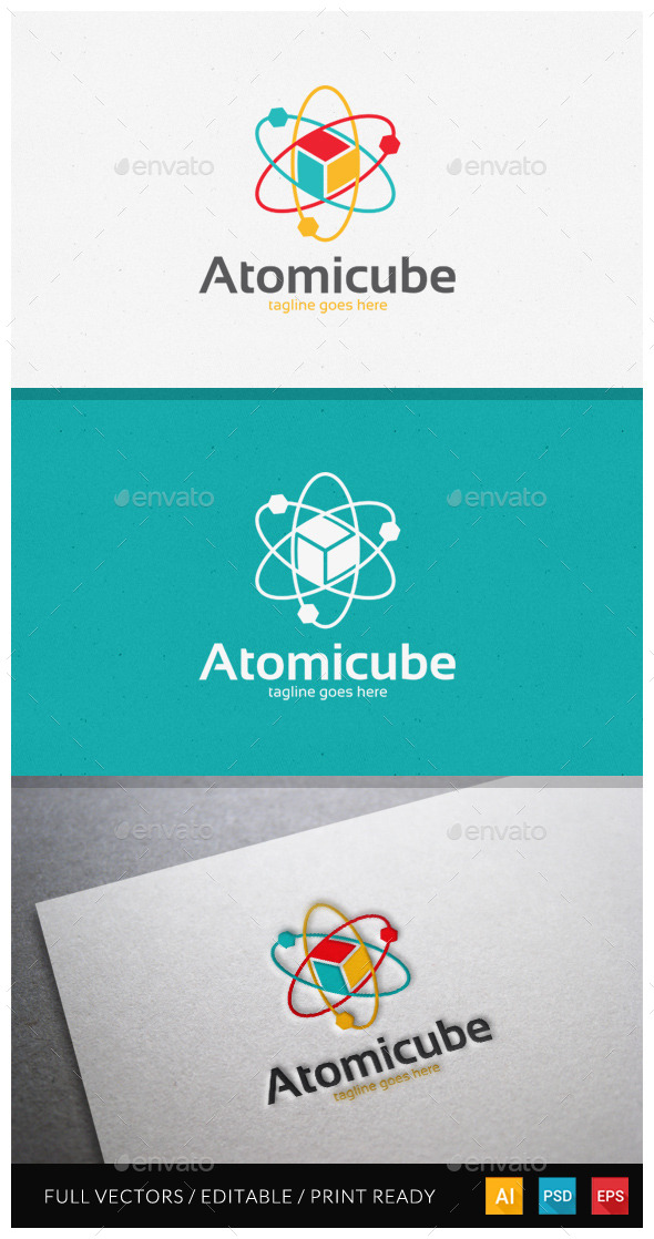GraphicRiver Atomicube Logo Template 10519762 GraphicRiver Atomicube Logo Template 10519762