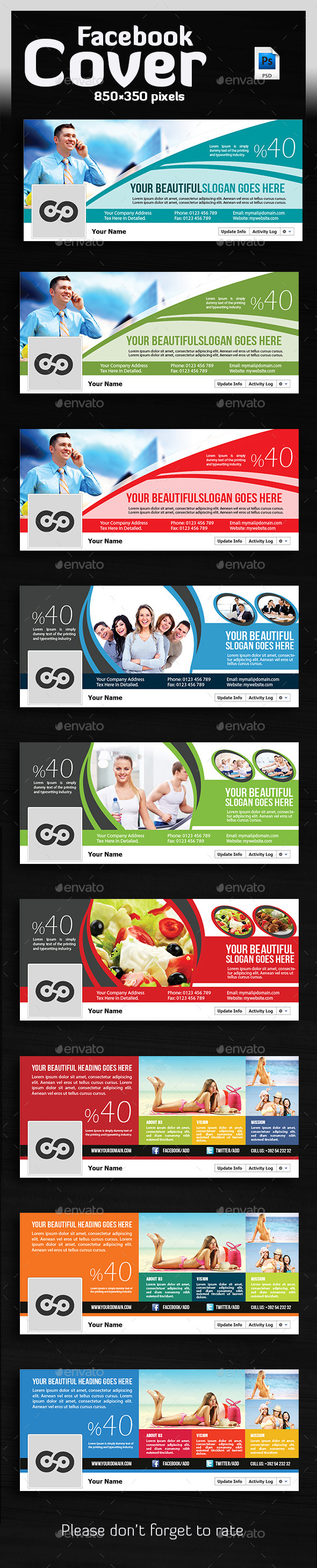 GraphicRiver Bundle Facebook Timelines Covers 10521434 GraphicRiver Bundle Facebook Timelines Covers 10521434
