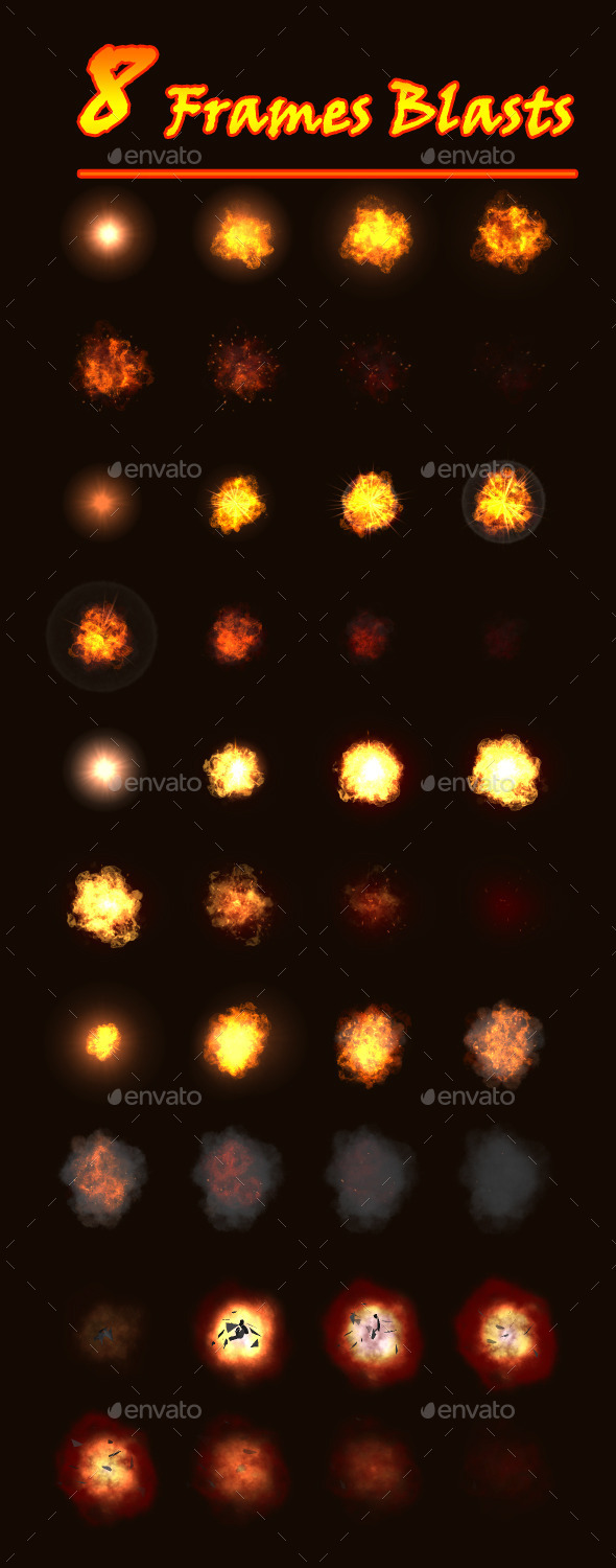 GraphicRiver 8 Frames Blasts 10521868 GraphicRiver 8 Frames Blasts 10521868