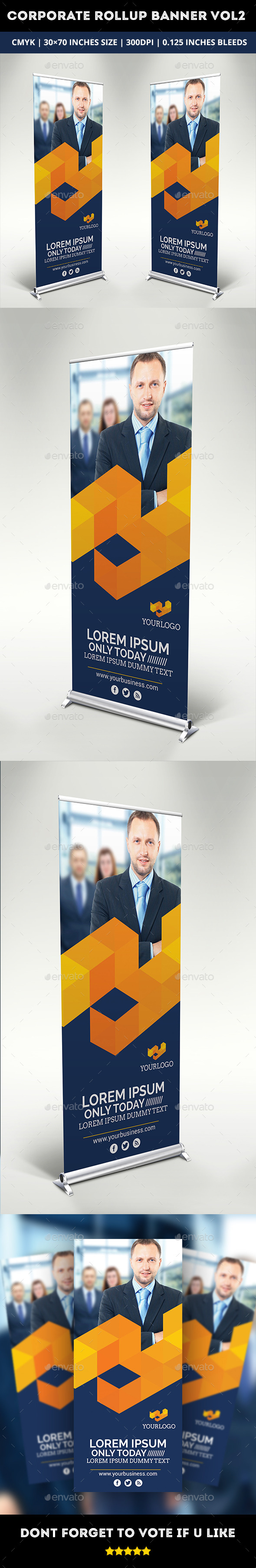 Corporate Rollup Banner Vol 2 (Signage)