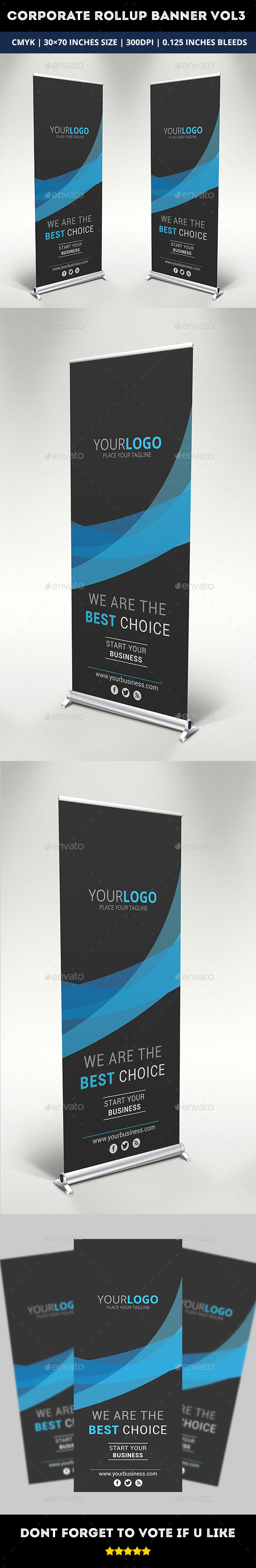 Corporate Rollup Banner Vol 3 (Signage)