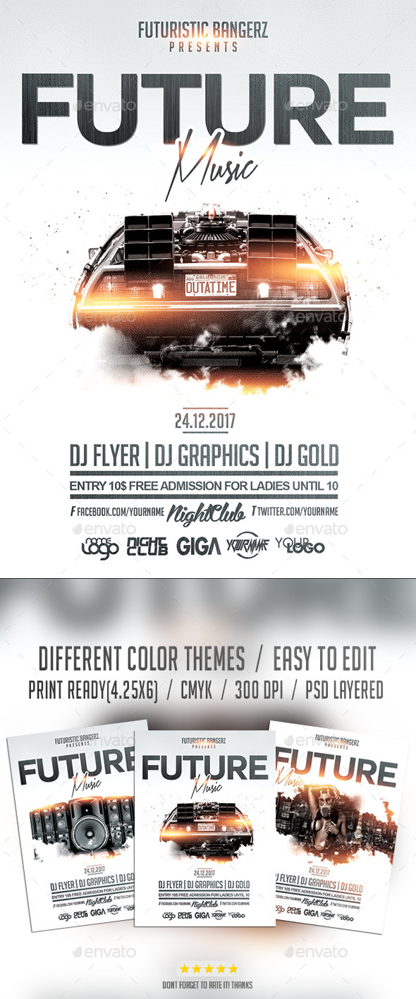 GraphicRiver Future Music Flyer PSD Template 10522623 GraphicRiver Future Music Flyer PSD Template 10522623