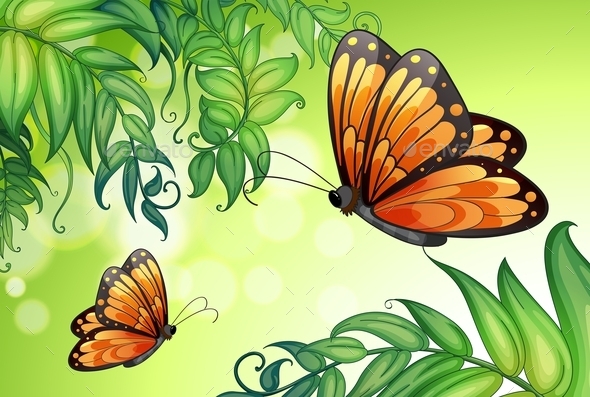 GraphicRiver Butterflies Background 10524703 GraphicRiver Butterflies Background 10524703