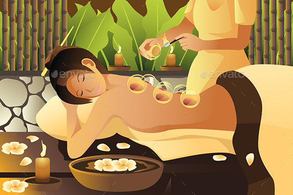 GraphicRiver Cupping Therapy 10524806 GraphicRiver Cupping Therapy 10524806
