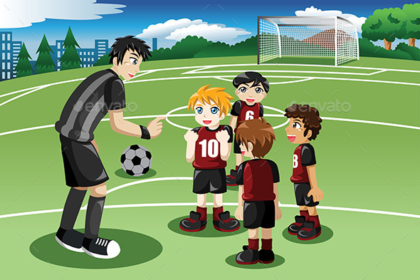 GraphicRiver Little Kids on Soccer Field 10524810 GraphicRiver Little Kids on Soccer Field 10524810