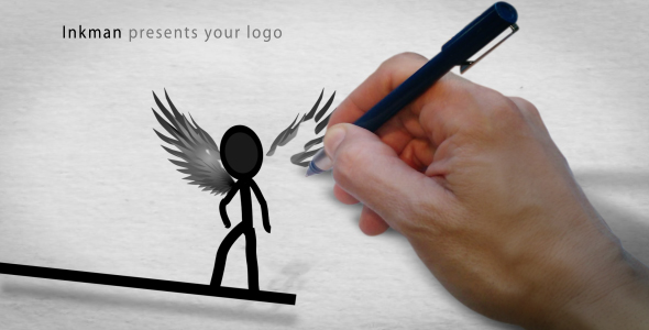 Inkman presents your logo AE project Inkman presents your logo AE project