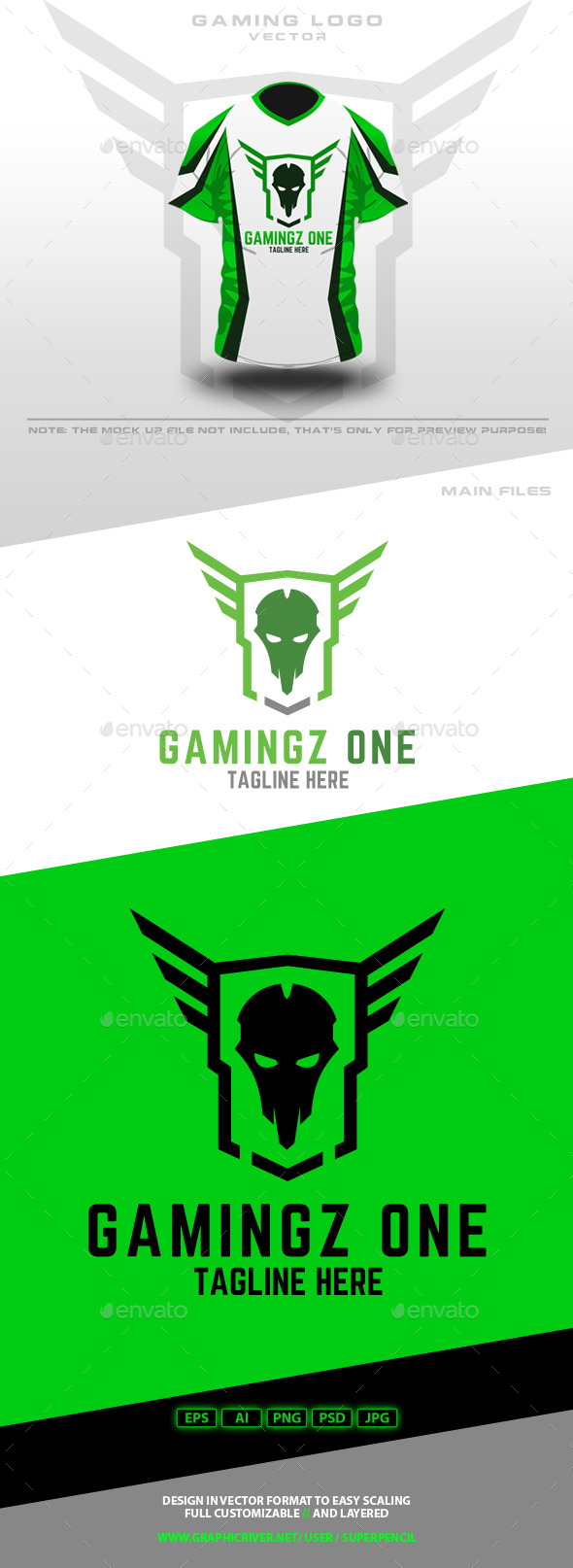 GraphicRiver Gamingz One Logo 10525132 GraphicRiver Gamingz One Logo 10525132