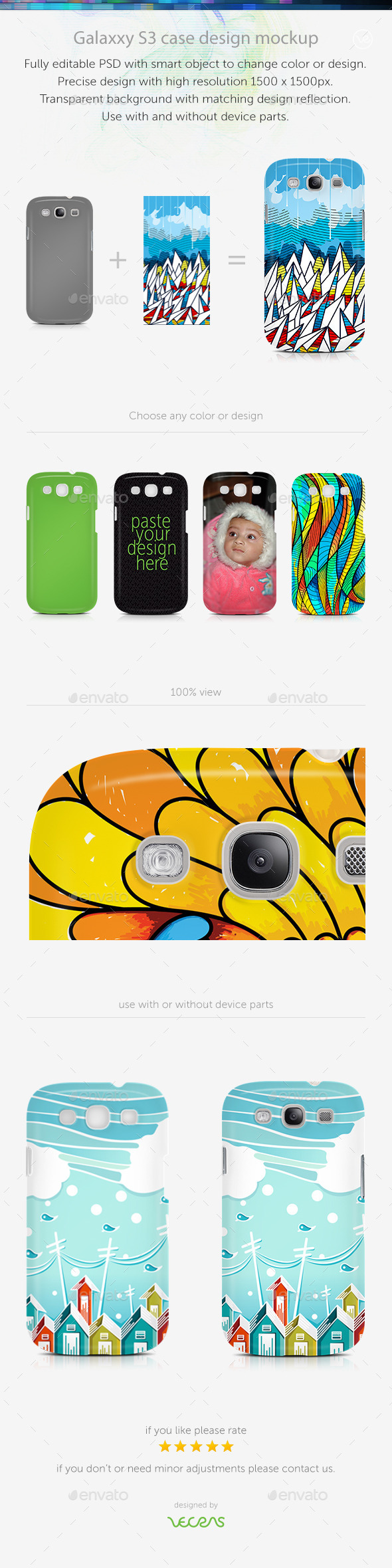GraphicRiver Galaxxy S3 Case Design Mockup 10525225 GraphicRiver Galaxxy S3 Case Design Mockup 10525225
