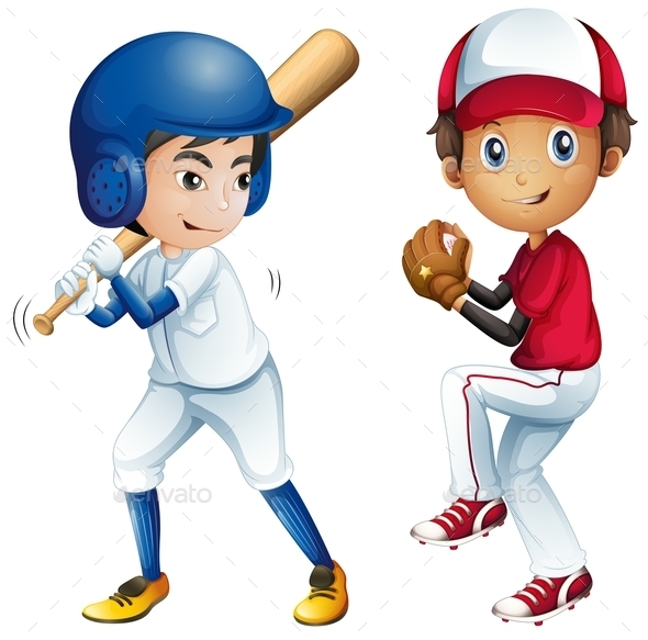 GraphicRiver Kids Playing Baseball 10525746 GraphicRiver Kids Playing Baseball 10525746