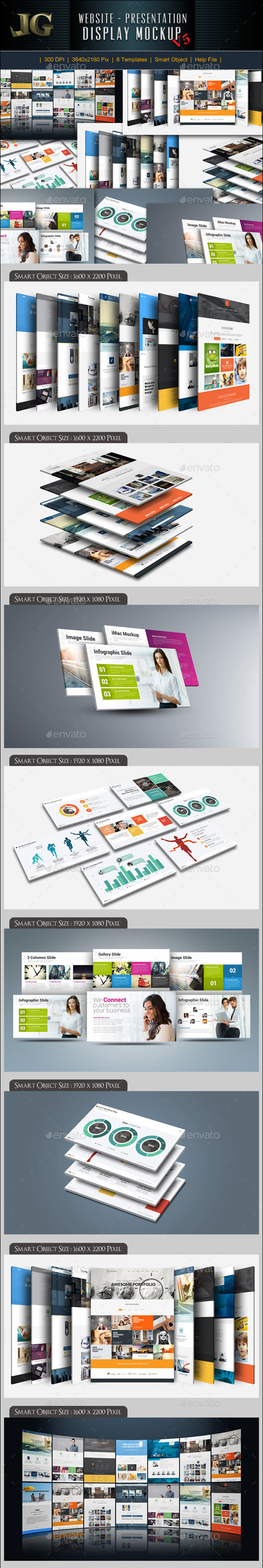 GraphicRiver Website Presentation Mockup 10527684 GraphicRiver Website Presentation Mockup 10527684