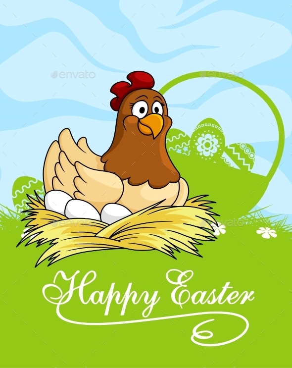 GraphicRiver Happy Easter Card 10527874 GraphicRiver Happy Easter Card 10527874