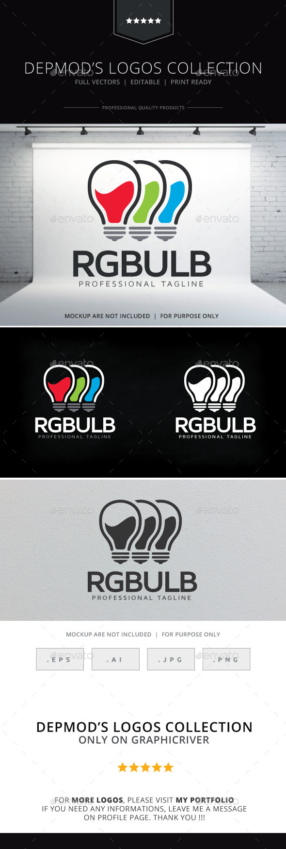 GraphicRiver RGBulb Logo 10529132 GraphicRiver RGBulb Logo 10529132