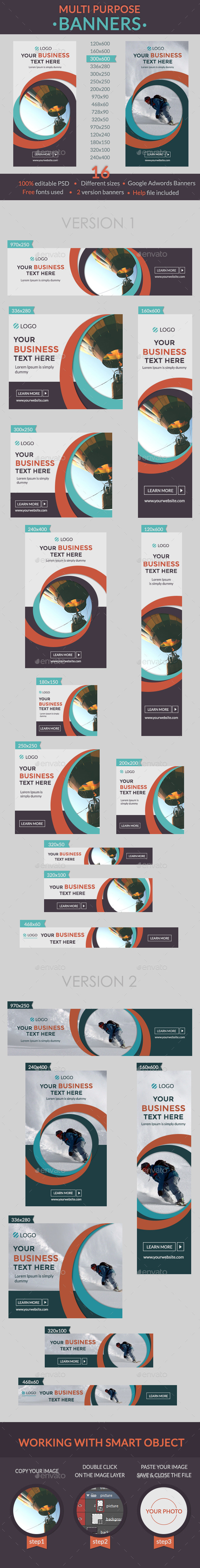 GraphicRiver Multi Purpose Banners 10529486 GraphicRiver Multi Purpose Banners 10529486