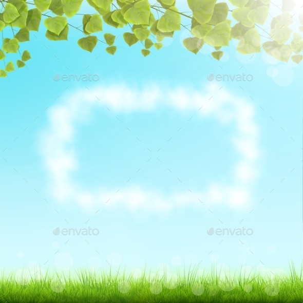 GraphicRiver Cloud Frame On Sky Background 10530183 GraphicRiver Cloud Frame On Sky Background 10530183
