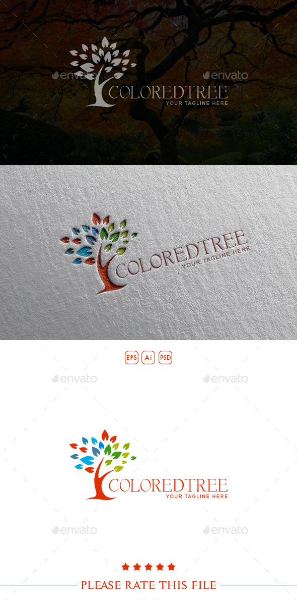 GraphicRiver Tree Logo 10499028 GraphicRiver Tree Logo 10499028