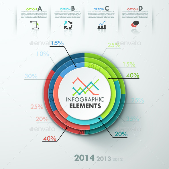 GraphicRiver Modern Infographic Pie Charts 10530528 GraphicRiver Modern Infographic Pie Charts 10530528