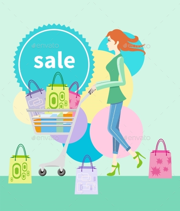 GraphicRiver Shopping Concept 10531298 GraphicRiver Shopping Concept 10531298