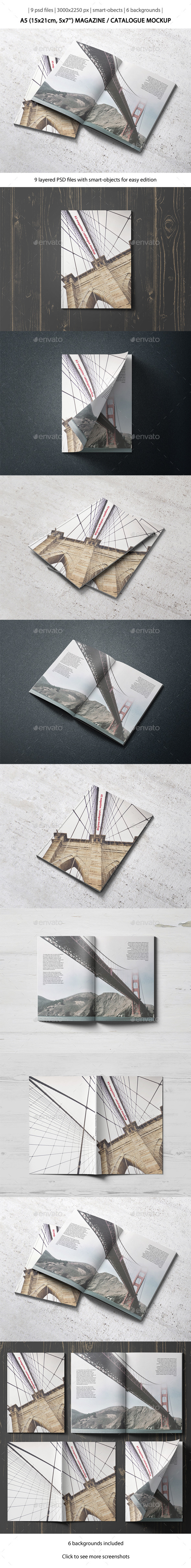 GraphicRiver A5 Magazine Catalogue Mockup 10534069 GraphicRiver A5 Magazine Catalogue Mockup 10534069
