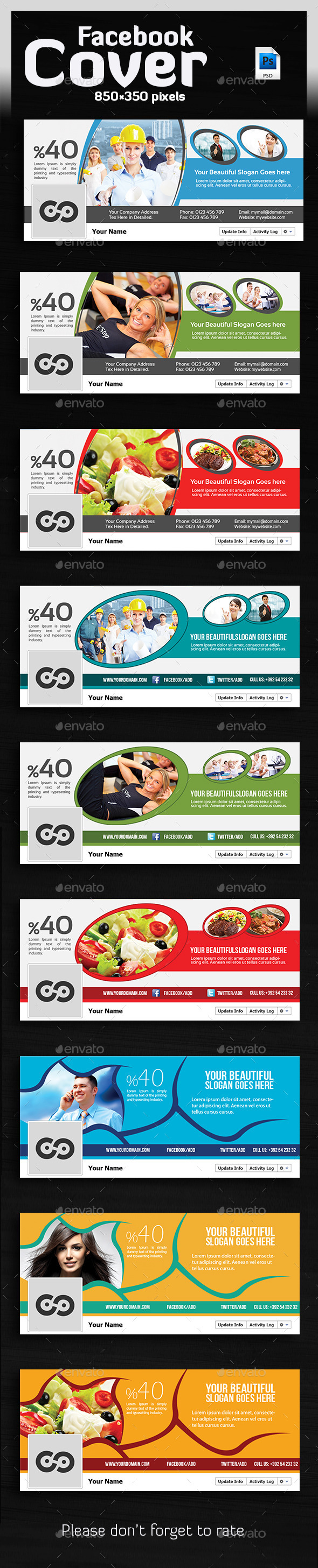 GraphicRiver Bundle Facebook Timelines Covers 10535139 GraphicRiver Bundle Facebook Timelines Covers 10535139