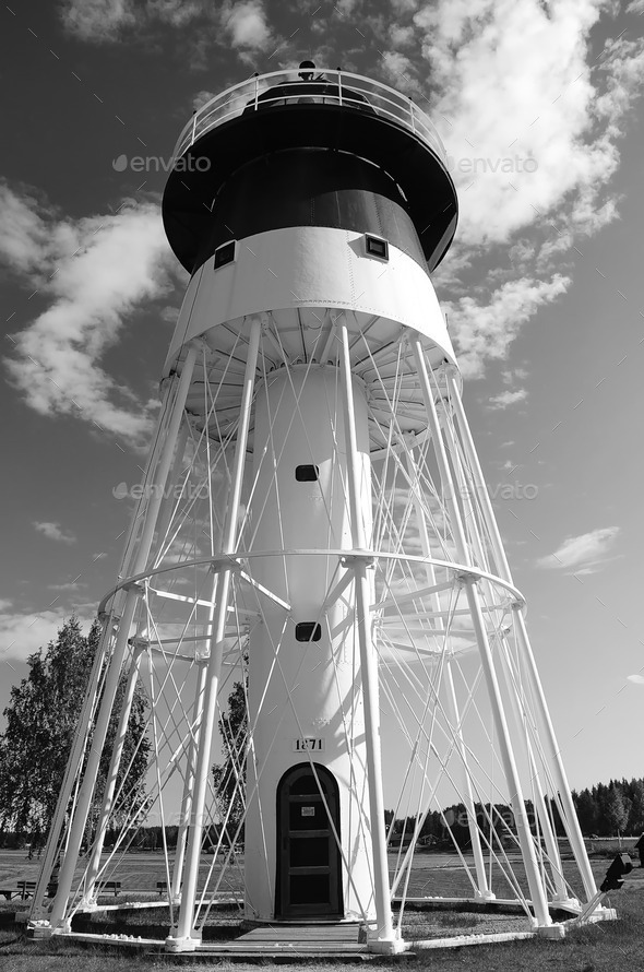 Light House in black and white (Misc) Photo Download