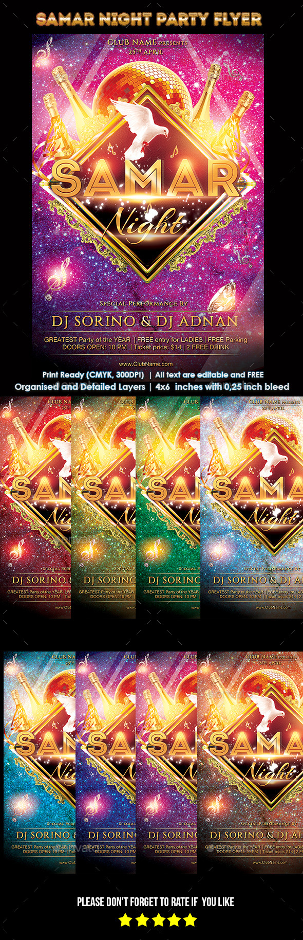 GraphicRiver Samar Night Party Flyer 10535931 GraphicRiver Samar Night Party Flyer 10535931