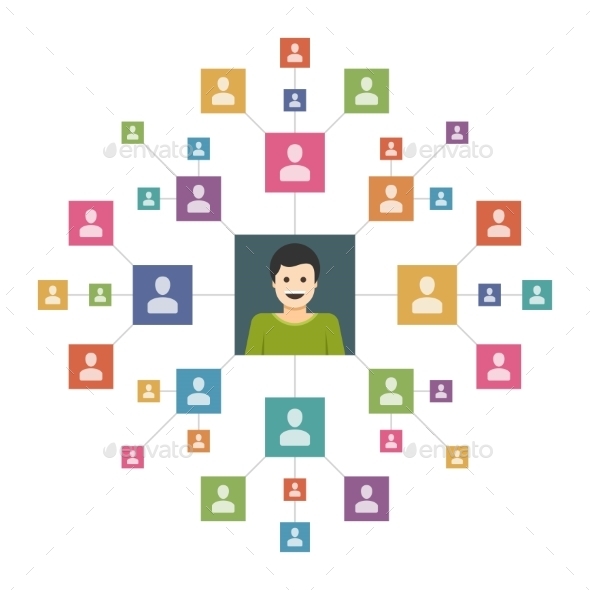 GraphicRiver Social Media Network Connection 10536725 GraphicRiver Social Media Network Connection 10536725