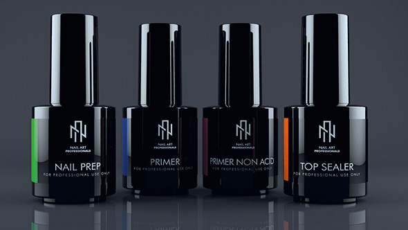 3DOcean Bottles Glass Nail Varnish 10537768 3DOcean Bottles Glass Nail Varnish 10537768
