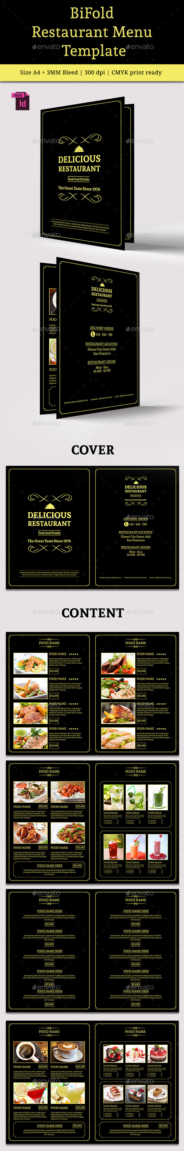 GraphicRiver BiFold Restaurant Menu Vol 5 10538410 GraphicRiver BiFold Restaurant Menu Vol 5 10538410