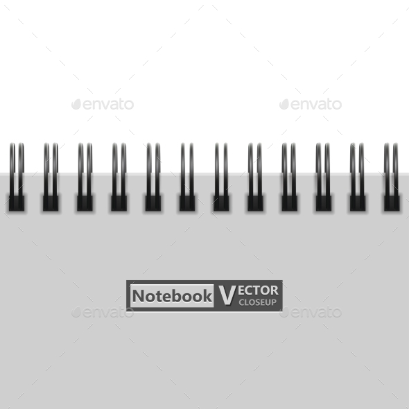 GraphicRiver Notebook Closeup Vector 10539145 GraphicRiver Notebook Closeup Vector 10539145