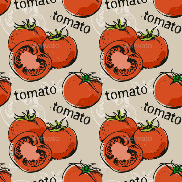 GraphicRiver Tomatoes Pattern 10509629 GraphicRiver Tomatoes Pattern 10509629
