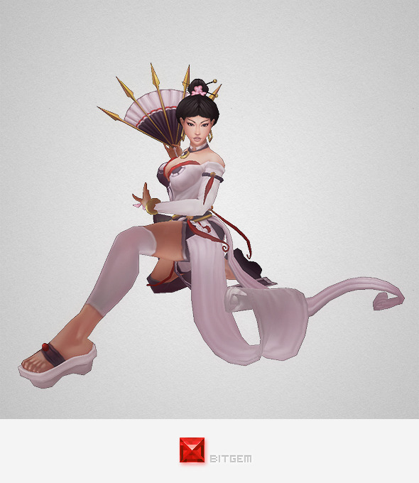 3DOcean Low Poly Geisha 10541187 3DOcean Low Poly Geisha 10541187